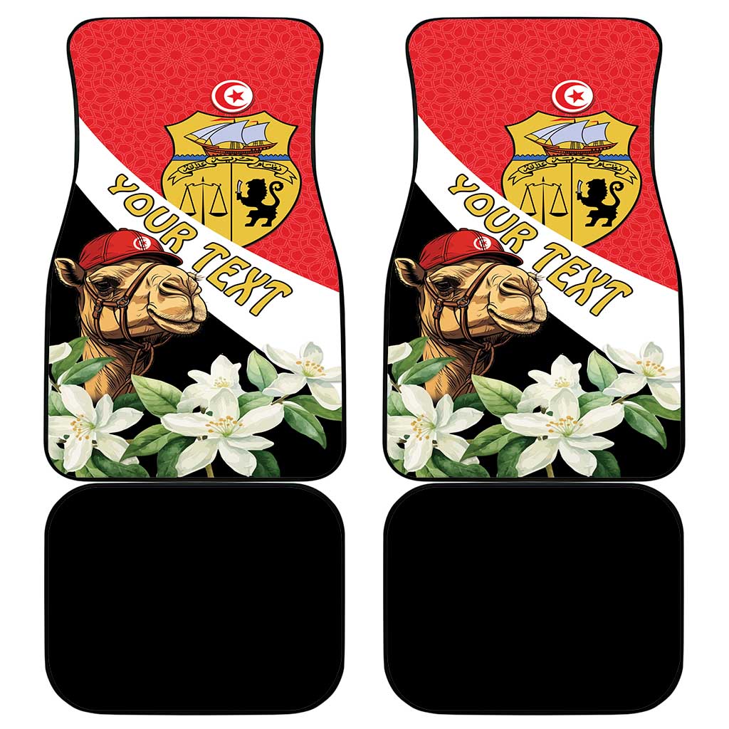 Personalized Afro Tunisia Car Mats Camelus Dromedarius With Jasmine