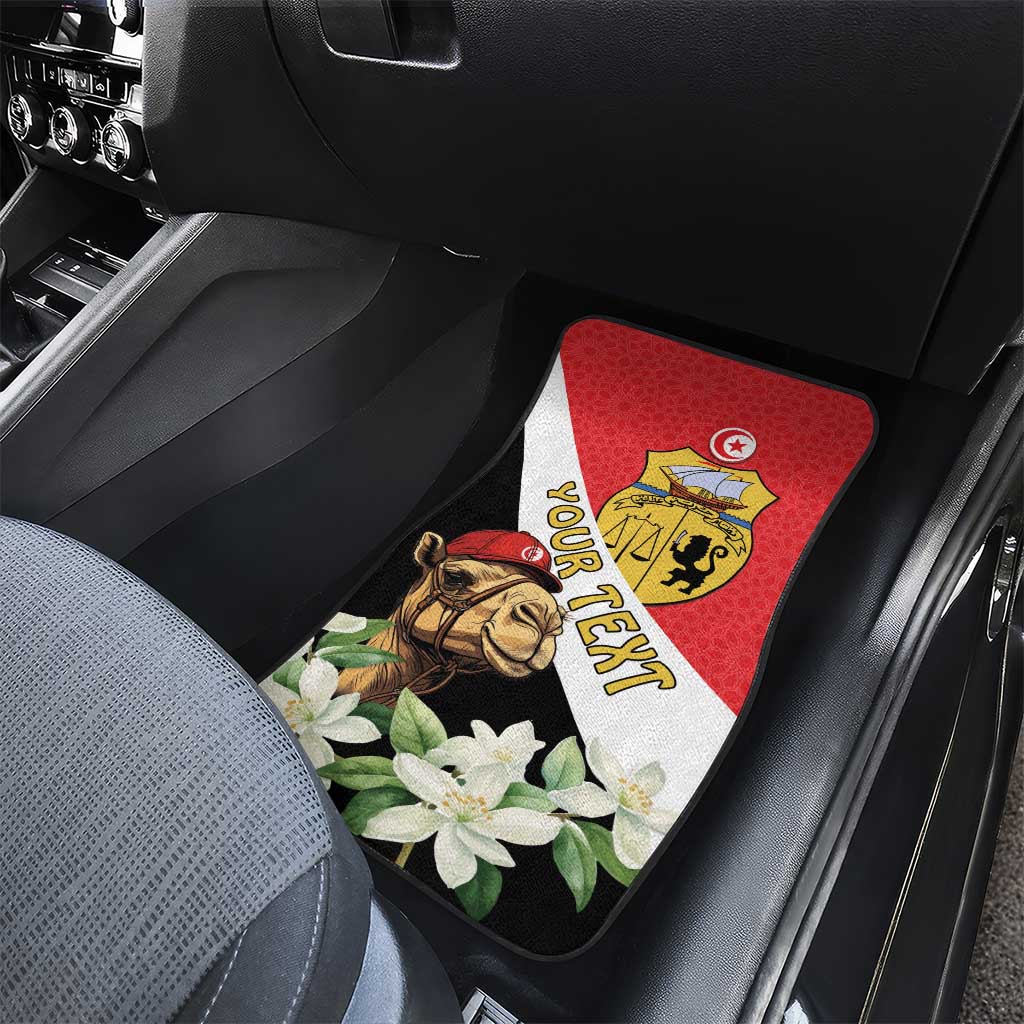 Personalized Afro Tunisia Car Mats Camelus Dromedarius With Jasmine