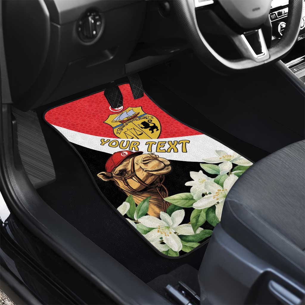 Personalized Afro Tunisia Car Mats Camelus Dromedarius With Jasmine