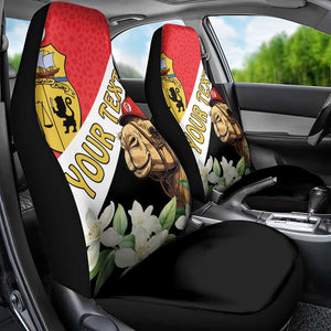Personalized Afro Tunisia Car Seat Cover Camelus Dromedarius With Jasmine