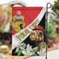 Personalized Afro Tunisia Garden Flag Camelus Dromedarius With Jasmine