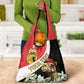 Personalized Afro Tunisia Grocery Bag Camelus Dromedarius With Jasmine