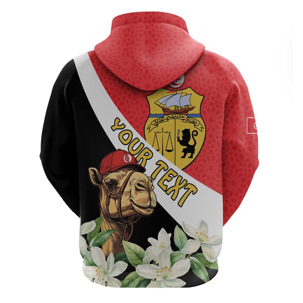 Personalized Afro Tunisia Hoodie Camelus Dromedarius With Jasmine