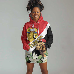 Personalized Afro Tunisia Hoodie Dress Camelus Dromedarius With Jasmine