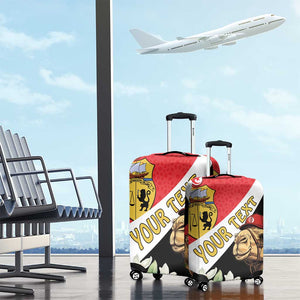 Personalized Afro Tunisia Luggage Cover Camelus Dromedarius With Jasmine