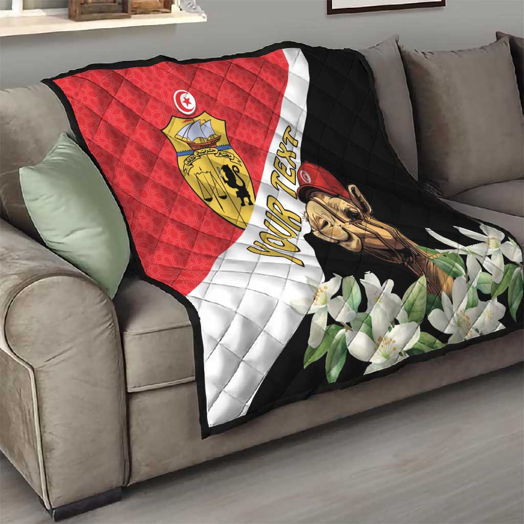 Personalized Afro Tunisia Quilt Camelus Dromedarius With Jasmine