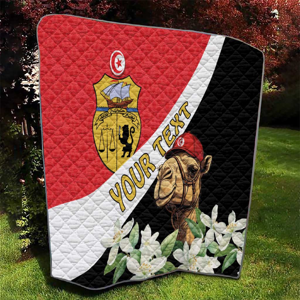 Personalized Afro Tunisia Quilt Camelus Dromedarius With Jasmine