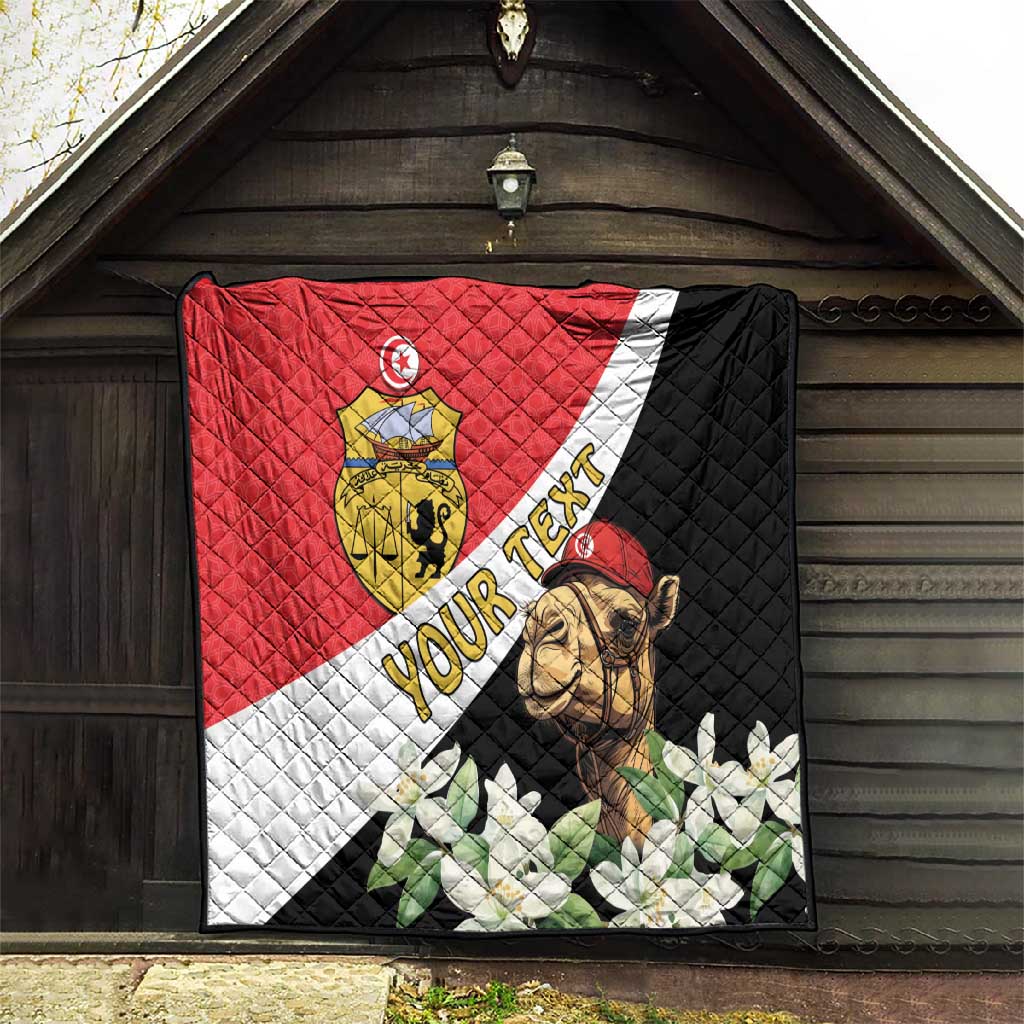 Personalized Afro Tunisia Quilt Camelus Dromedarius With Jasmine