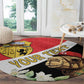 Personalized Afro Tunisia Round Carpet Camelus Dromedarius With Jasmine