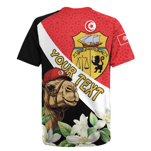 Personalized Afro Tunisia Rugby Jersey Camelus Dromedarius With Jasmine