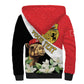 Personalized Afro Tunisia Sherpa Hoodie Camelus Dromedarius With Jasmine