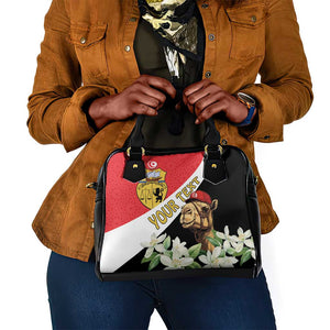 Personalized Afro Tunisia Shoulder Handbag Camelus Dromedarius With Jasmine