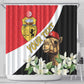 Personalized Afro Tunisia Shower Curtain Camelus Dromedarius With Jasmine