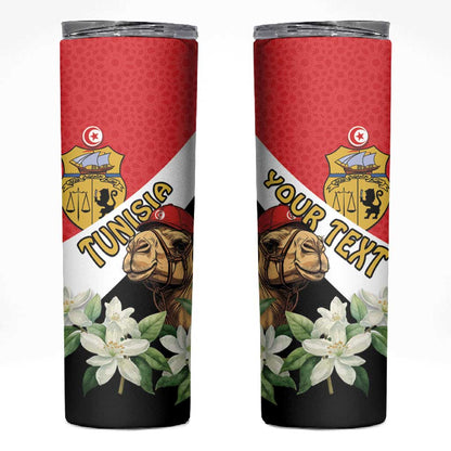 Personalized Afro Tunisia Skinny Tumbler Camelus Dromedarius With Jasmine