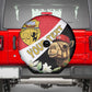 Personalized Afro Tunisia Spare Tire Cover Camelus Dromedarius With Jasmine