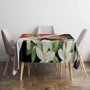 Personalized Afro Tunisia Tablecloth Camelus Dromedarius With Jasmine