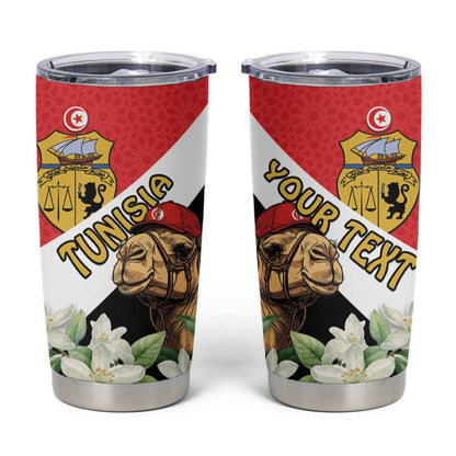 Personalized Afro Tunisia Tumbler Cup Camelus Dromedarius With Jasmine