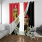 Personalized Afro Tunisia Window Curtain Camelus Dromedarius With Jasmine