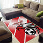 Custom Tunisia Football Area Rug Go Eagles of Carthage
