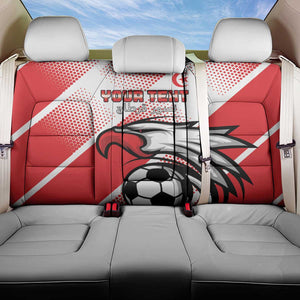 Custom Tunisia Football Back Car Seat Cover Go Eagles of Carthage
