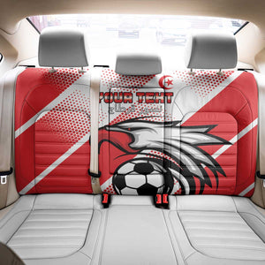 Custom Tunisia Football Back Car Seat Cover Go Eagles of Carthage