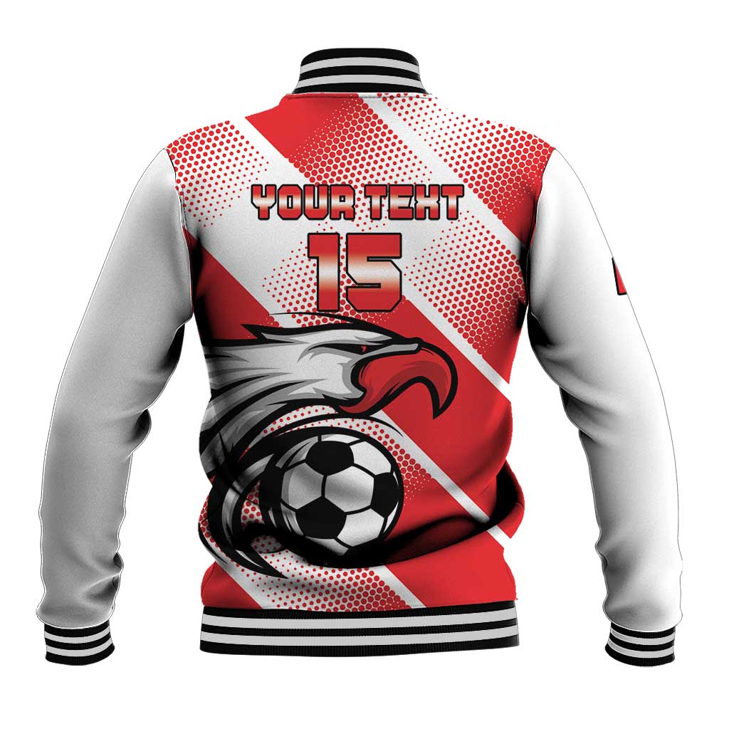 Custom Tunisia Football Baseball Jacket Go Eagles of Carthage