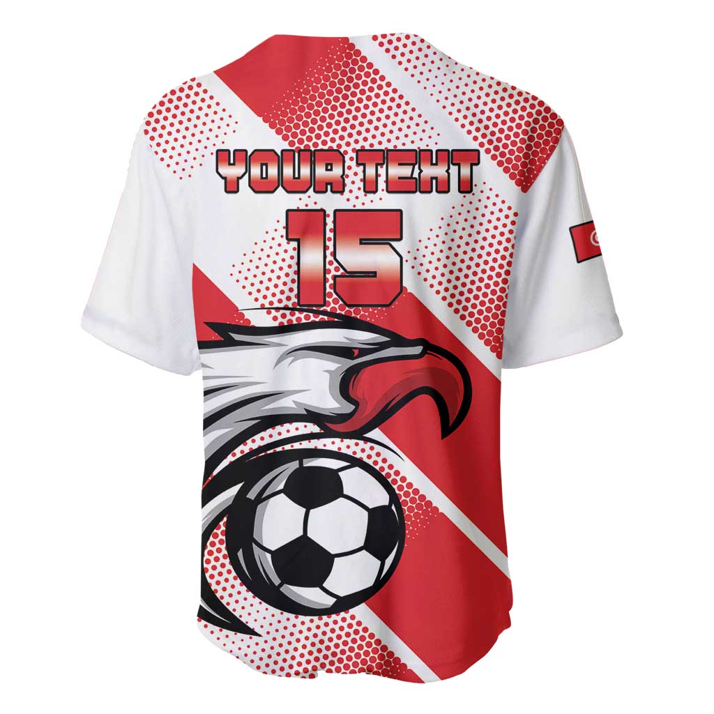 Custom Tunisia Football Baseball Jersey Go Eagles of Carthage