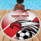 Custom Tunisia Football Beach Blanket Go Eagles of Carthage
