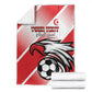 Custom Tunisia Football Blanket Go Eagles of Carthage