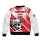 Custom Tunisia Football Bomber Jacket Go Eagles of Carthage