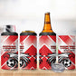 Custom Tunisia Football 4 in 1 Can Cooler Tumbler Go Eagles of Carthage