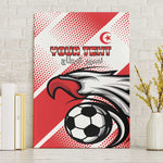 Custom Tunisia Football Canvas Wall Art Go Eagles of Carthage