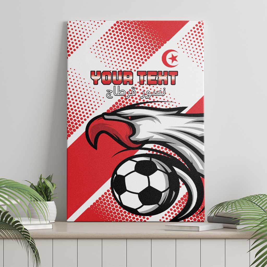 Custom Tunisia Football Canvas Wall Art Go Eagles of Carthage