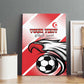 Custom Tunisia Football Canvas Wall Art Go Eagles of Carthage