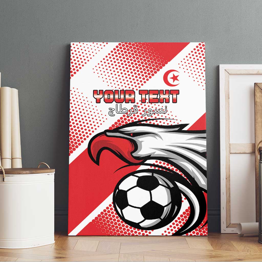Custom Tunisia Football Canvas Wall Art Go Eagles of Carthage