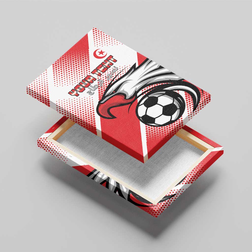 Custom Tunisia Football Canvas Wall Art Go Eagles of Carthage