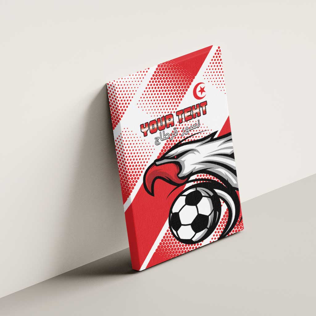 Custom Tunisia Football Canvas Wall Art Go Eagles of Carthage