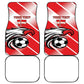 Custom Tunisia Football Car Mats Go Eagles of Carthage