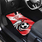 Custom Tunisia Football Car Mats Go Eagles of Carthage