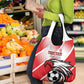 Custom Tunisia Football Grocery Bag Go Eagles of Carthage