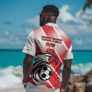 Custom Tunisia Football Hawaiian Shirt Go Eagles of Carthage