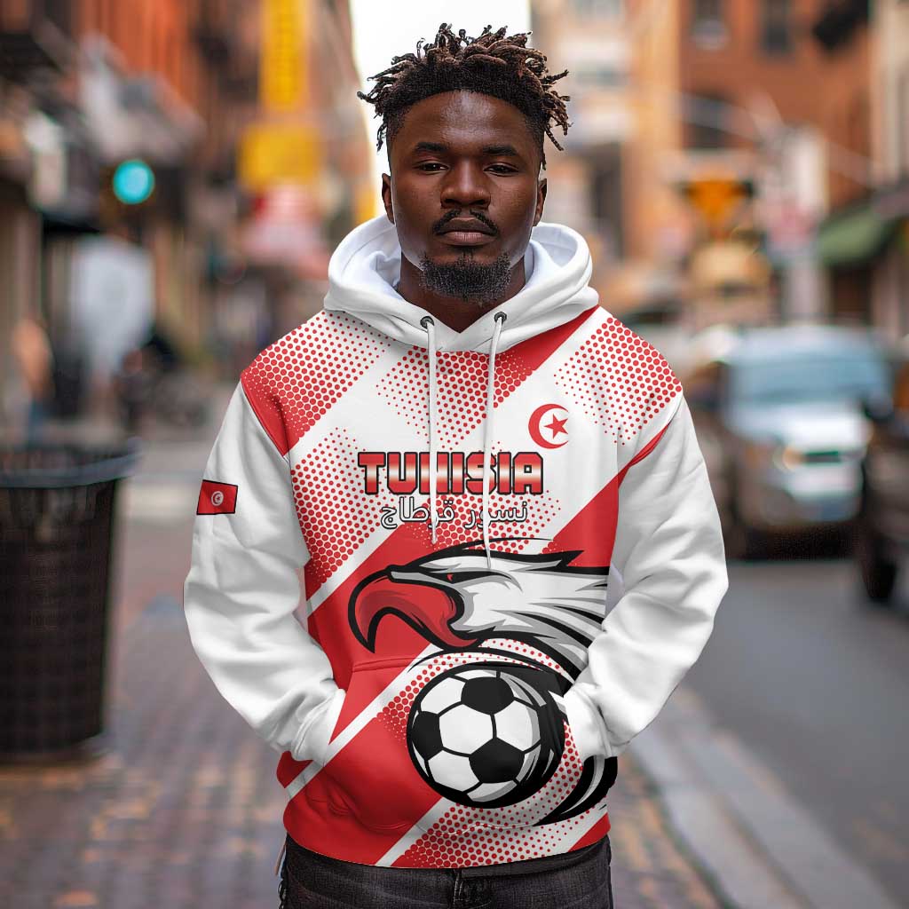 Custom Tunisia Football Hoodie Go Eagles of Carthage