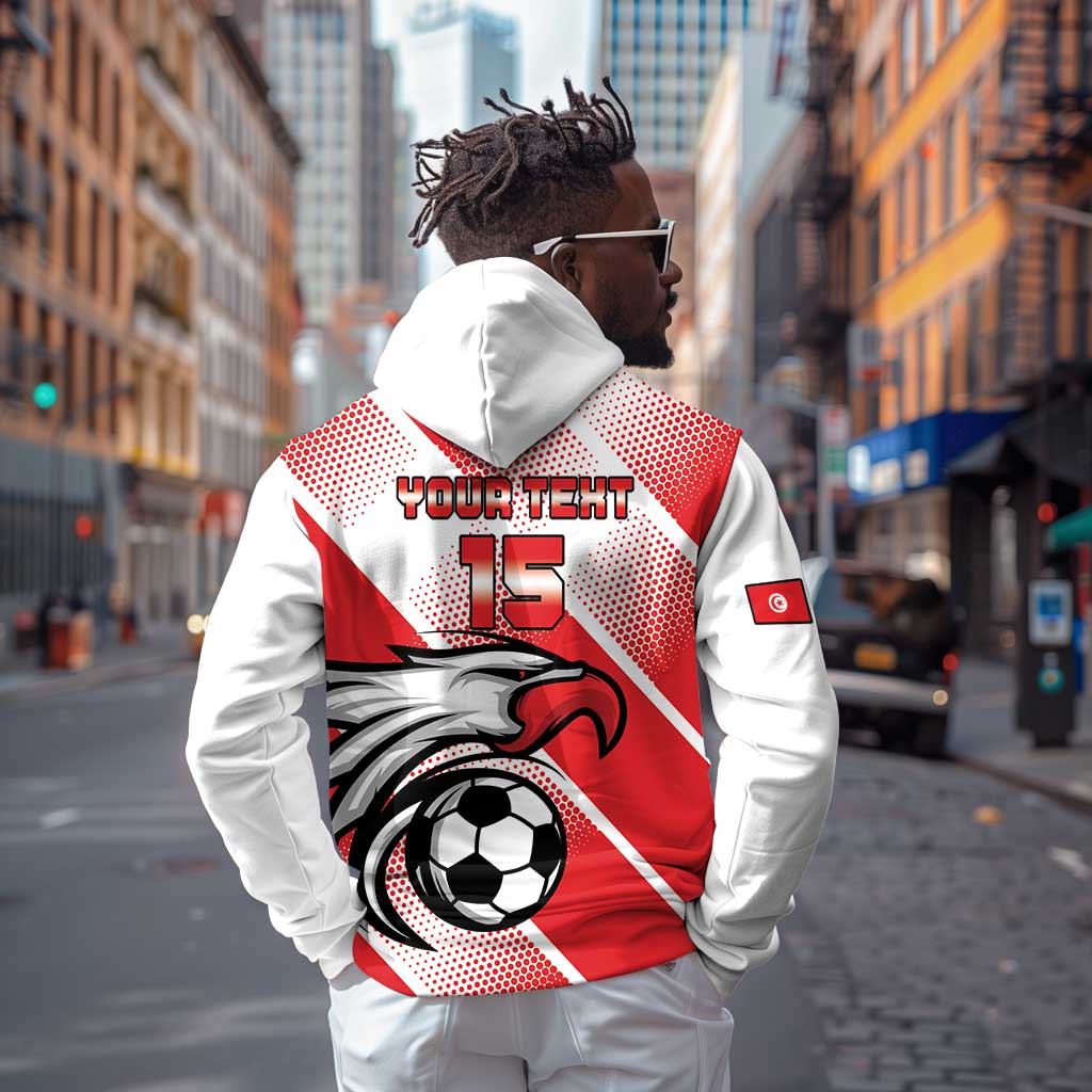 Custom Tunisia Football Hoodie Go Eagles of Carthage