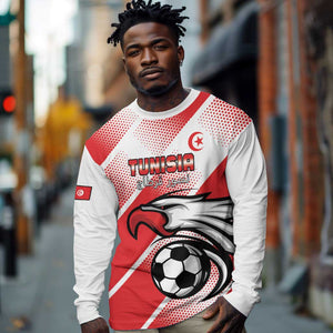 Custom Tunisia Football Long Sleeve Shirt Go Eagles of Carthage