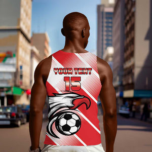 Custom Tunisia Football Men Tank Top Go Eagles of Carthage