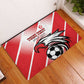 Custom Tunisia Football Rubber Doormat Go Eagles of Carthage