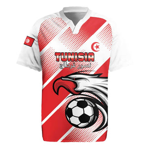 Custom Tunisia Football Rugby Jersey Go Eagles of Carthage