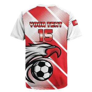 Custom Tunisia Football Rugby Jersey Go Eagles of Carthage