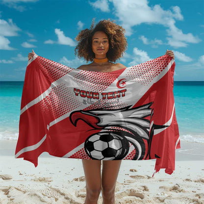 Custom Tunisia Football Sarong Go Eagles of Carthage