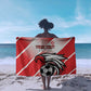 Custom Tunisia Football Sarong Go Eagles of Carthage